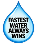 Fastest Water Always Wins helmet tattoo
