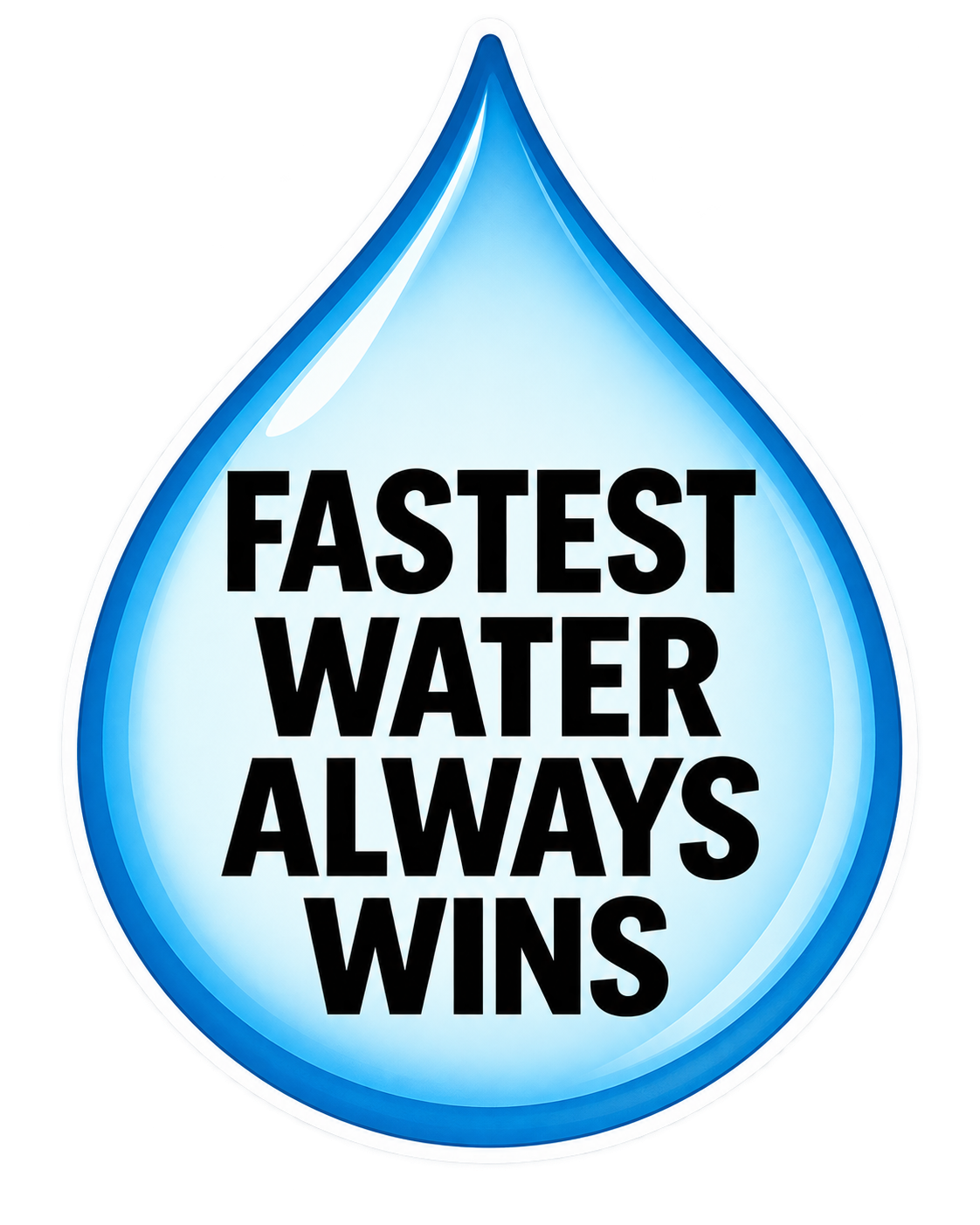Fastest Water Always Wins helmet tattoo