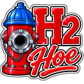 H2 Hoe fire hydrant decal