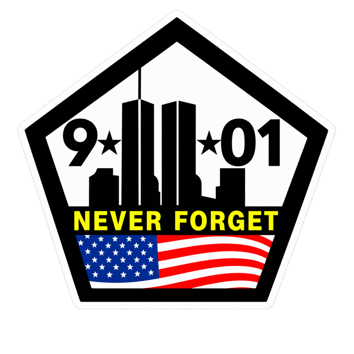 Never Forget 9/11 helmet tattoo