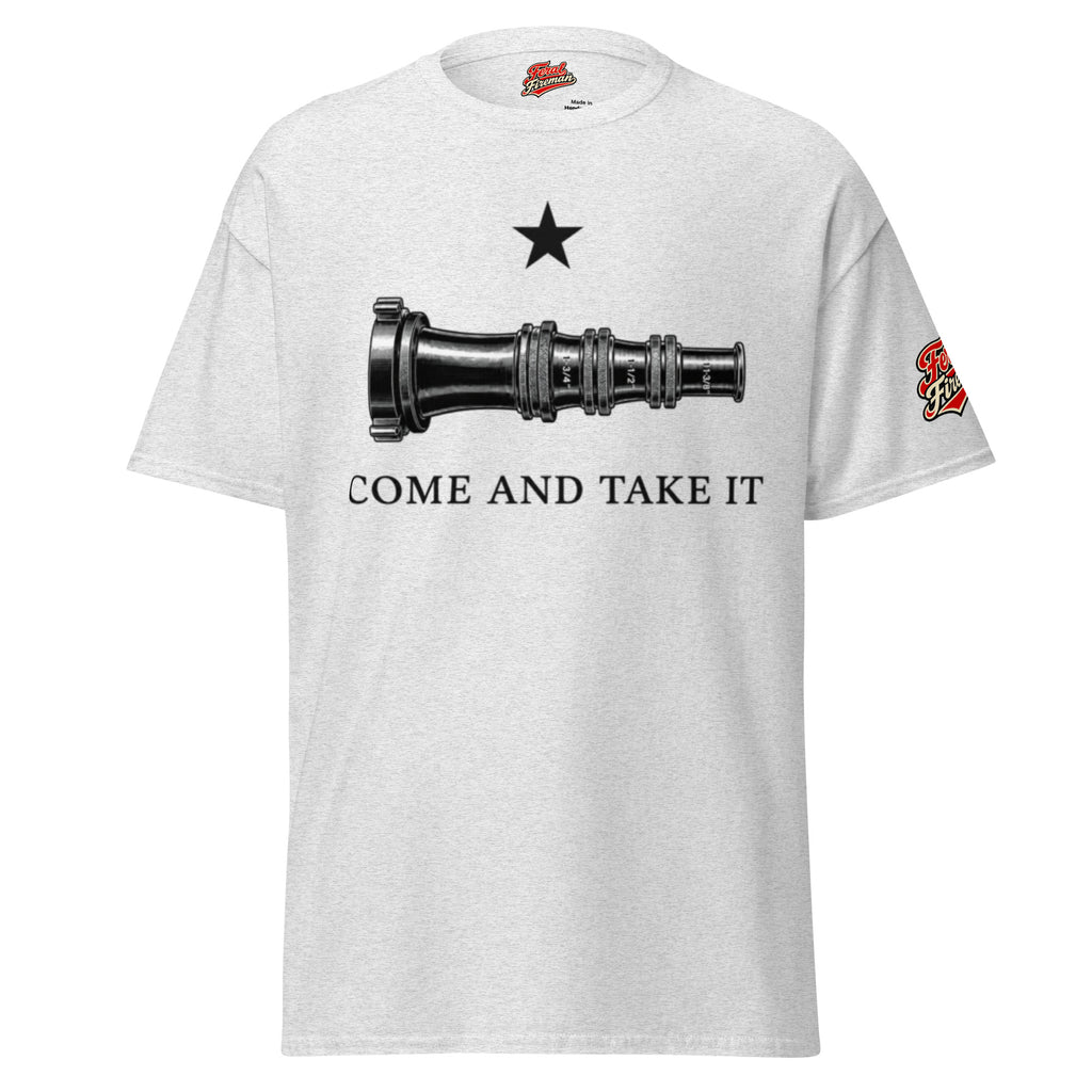 Gonzales Feral Fireman Essential Tee in ash, front view