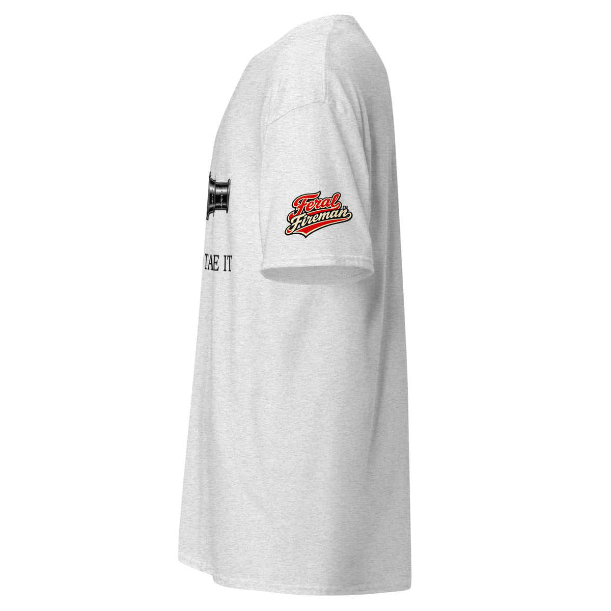 Gonzales Feral Fireman Essential Tee in ash, left side view