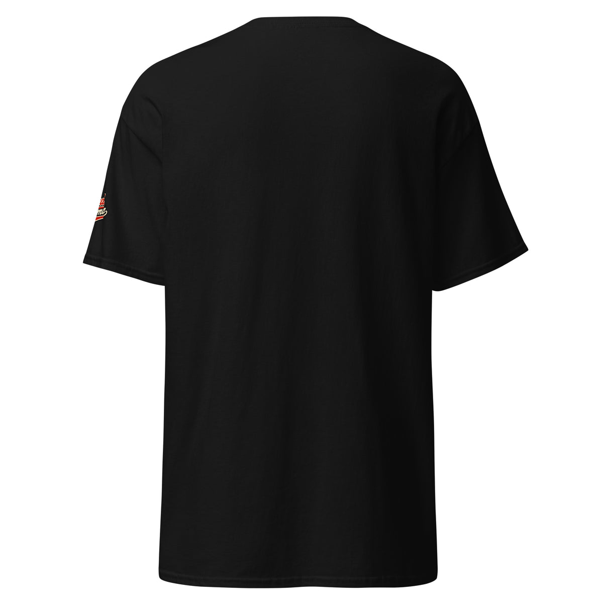 Feral AF Arch Feral Fireman Essential Tee in black, back view