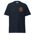 Haddonfield Fire Dept Feral Fireman Essential Tee in navy, front view