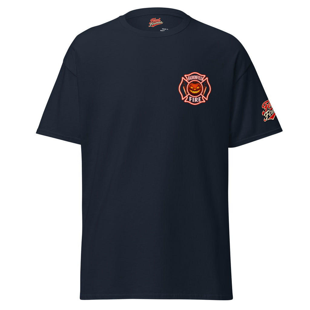 Haddonfield FD 2 | Essential Tee in navy, front view